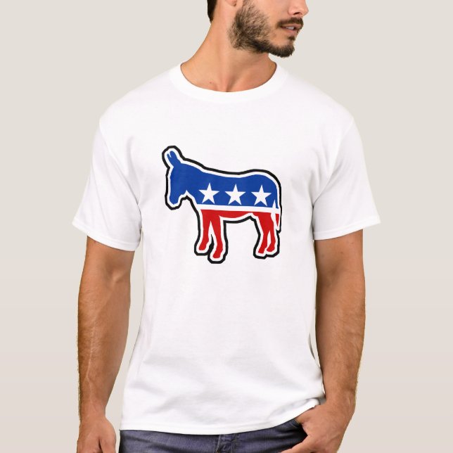 T-shirt Âne de Démocrate (Devant)