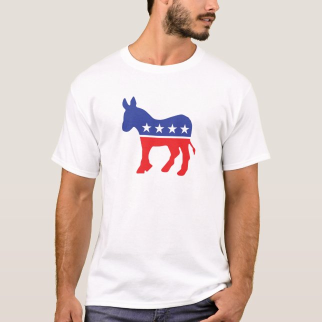 T-shirt Âne de Démocrate (Devant)