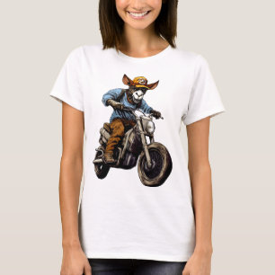T-shirt Âne de moto