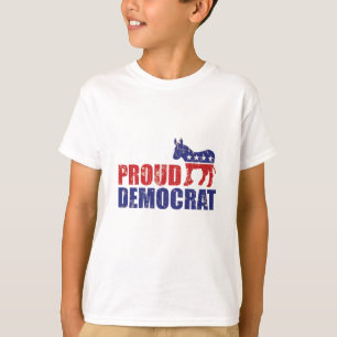 T-shirt Âne démocrate fier tanné en détresse