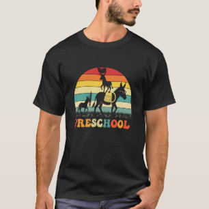 T-shirt Âne Drôle Professeur École Maternelle Rentrée des