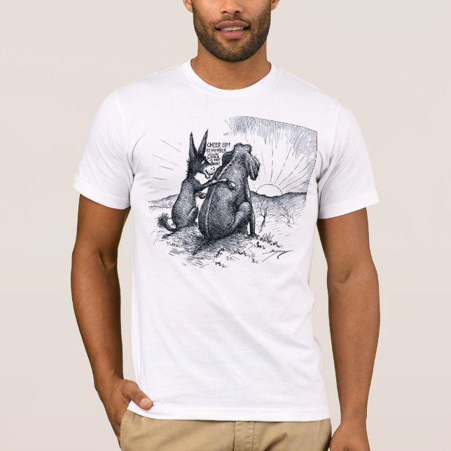T-shirt Âne/éléphant - votre perte est mon gain (Devant)