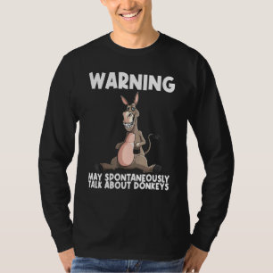 T-shirt Âne pour hommes femmes garçons filles animal âne _