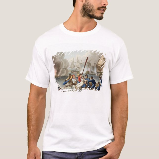 T-shirt Anecdote à la bataille de Trafalgar (Devant)