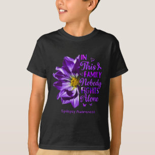 T-shirt Anémone Épilepsie Costumes de sensibilisation Pers