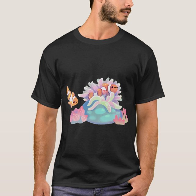 T-shirt Anémone maison (Devant)