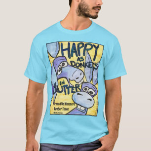 T-shirt ânes heureux