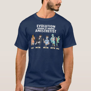 T-shirt Anesthésie amusante évolution de l'anesthésie Cade