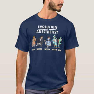 T-shirt Anesthésie amusante évolution de l'anesthésie Cade