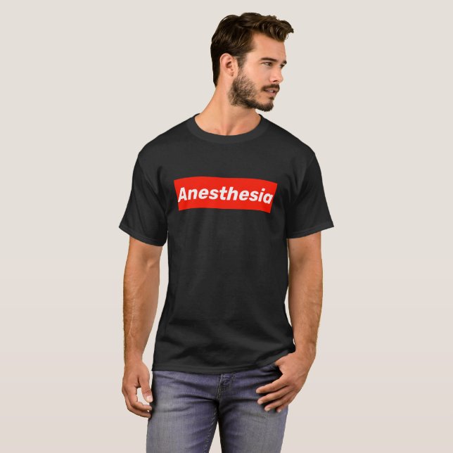 T-shirt Anesthésie CRNA Cadeau (Devant entier)