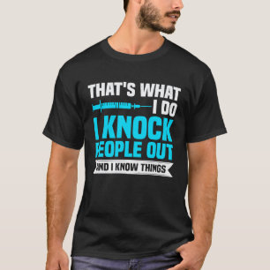 T-shirt Anesthésie CRNA infirmière anesthésiste et anesthé