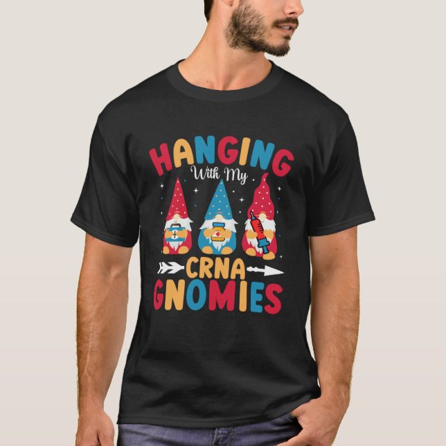 T-shirt Anesthésie de l'hôpital infirmière CRNA avec mon C (Devant)