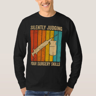 T-shirt Anesthésiste Anesthésiologie Juger Votre Chirurgie