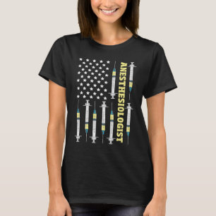 T-shirt Anesthésiste du drapeau américain 1