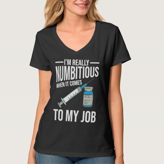 T-shirt Anesthetist and Nurse Anesthesiologist (Devant)