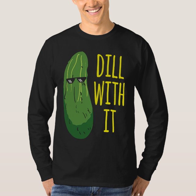 T-shirt Aneth avec lui concombre pour cornichon 1 (Devant)