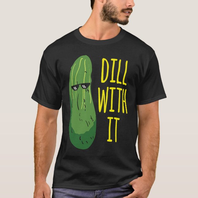 T-shirt Aneth avec lui concombre pour cornichon 1 (Devant)