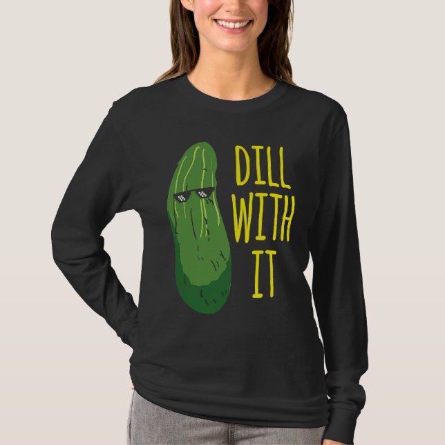 T-shirt Aneth avec lui concombre pour marinade 1 (Devant)