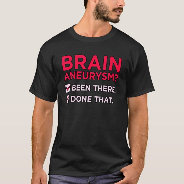 T-shirt Aneurysme cérébral a été là sensibilisation Mois s (Devant)
