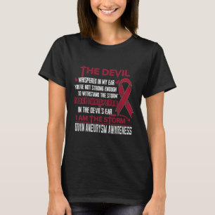 T-shirt Aneurysme Sensibilisation Je Suis Le Diable De La