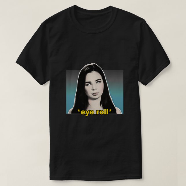 T-shirt Anfisa Eye Roll 90 Day Fiance Tribute Citations De (Design devant)