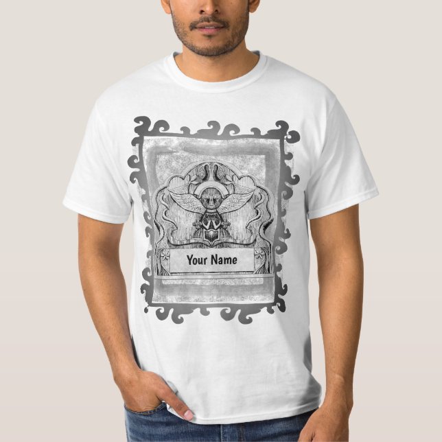 T-shirt Ange à tête de pierre  (Devant)