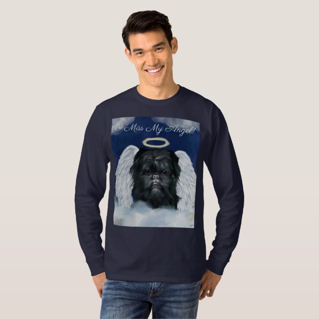 T-shirt Ange Affenpinscher   (Devant entier)