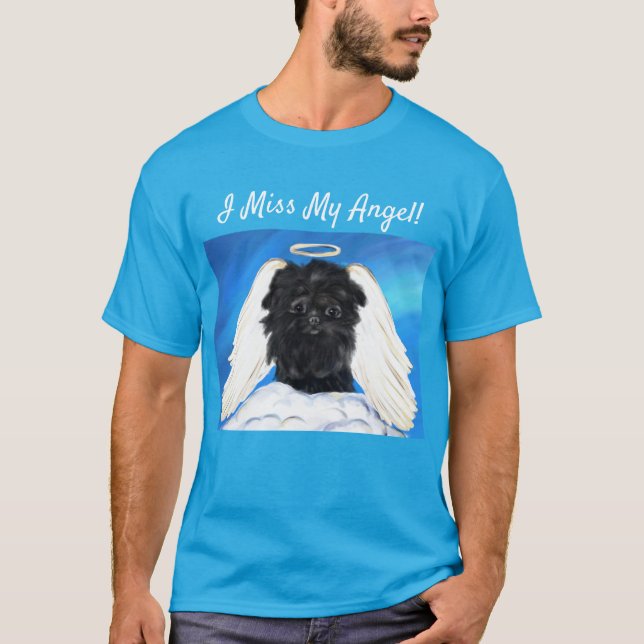 T-shirt Ange Affenpinscher   (Devant)