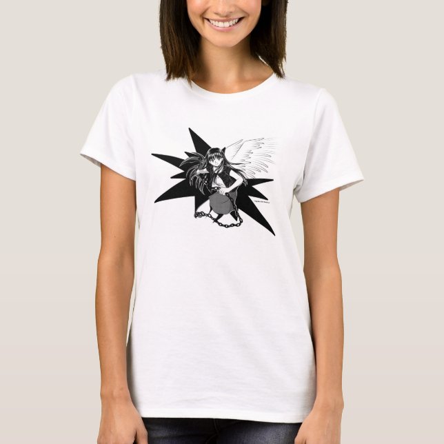 T-shirt Ange au sol : Bébé de Gloria - poupée (Devant)