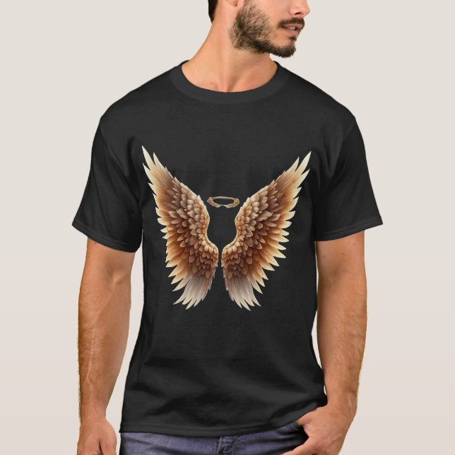 T-shirt Ange avec Halo (Devant)