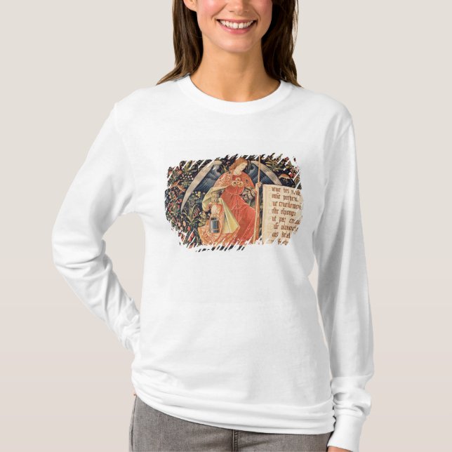 T-shirt Ange avec une éponge fixée à une tige (Devant)
