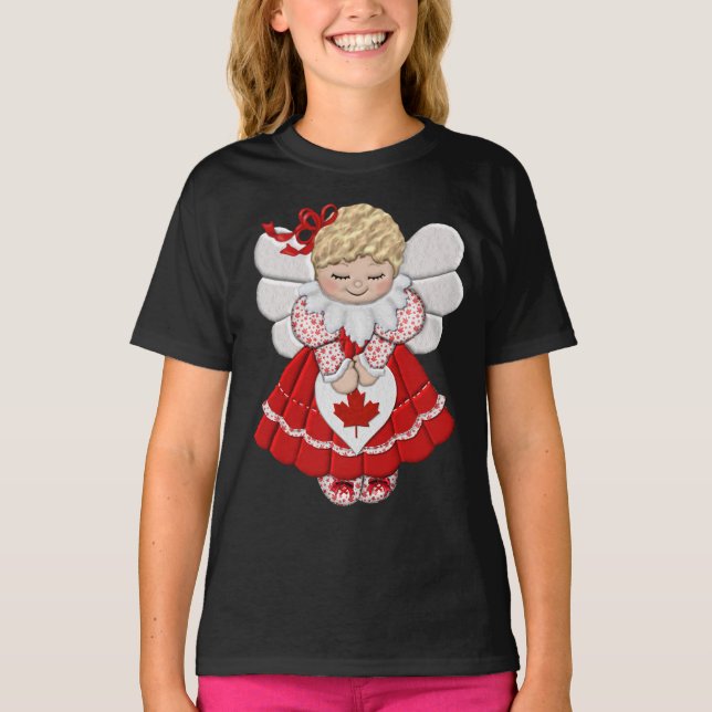 T-shirt Ange canadien (Devant)