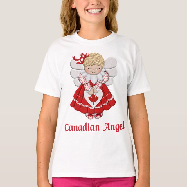 T-shirt Ange canadien (Devant)