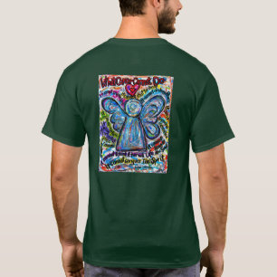 T-shirt Ange Cancer coloré (Ange dos et poème)