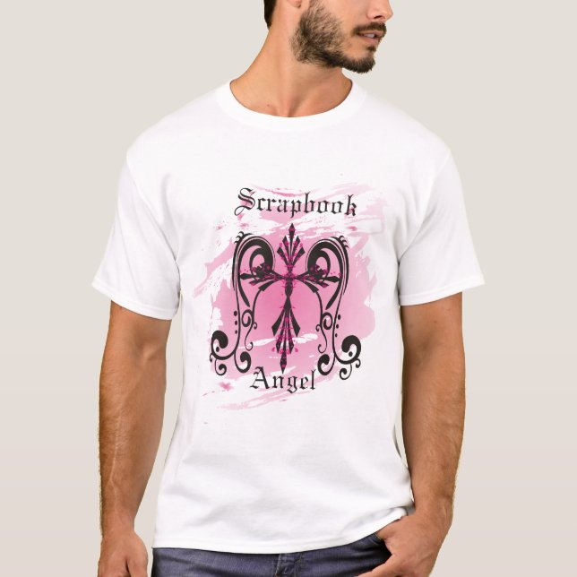T-shirt Ange d'album - la pièce en t des femmes (Devant)