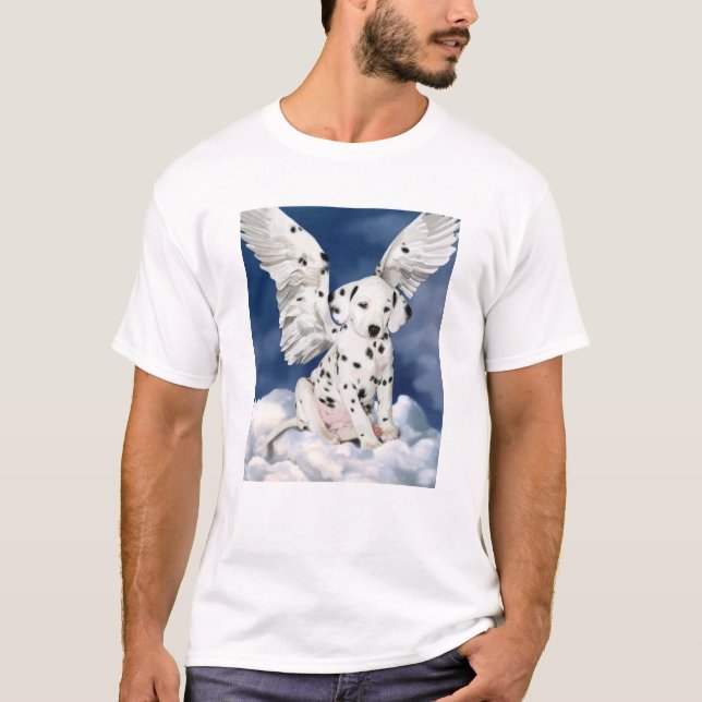 T-shirt Ange dalmatien de chiot (Devant)