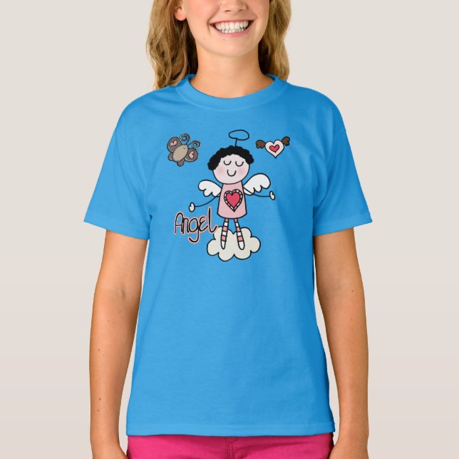 T-shirt Ange de bande dessinée (Devant)