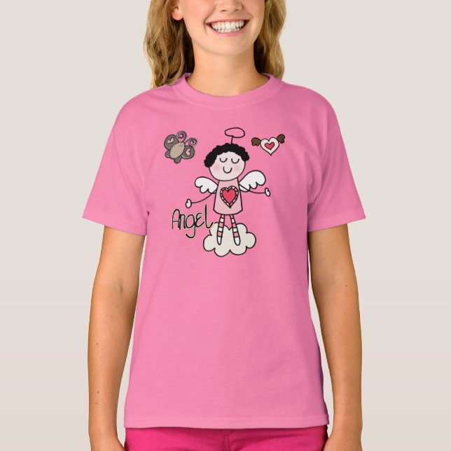 T-shirt Ange de bande dessinée (Devant)