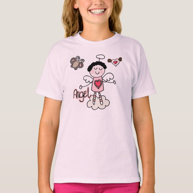 T-shirt Ange de bande dessinée (Devant)