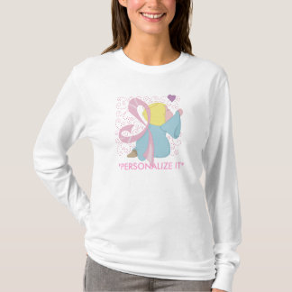 T-shirt Ange de cancer du sein personnalisable