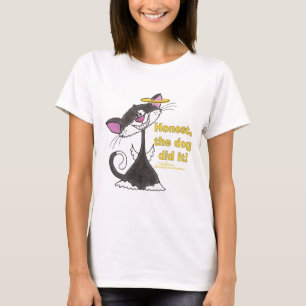 T-shirt Ange de chat