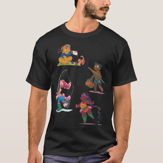 T-shirt Ange de combat (Devant)