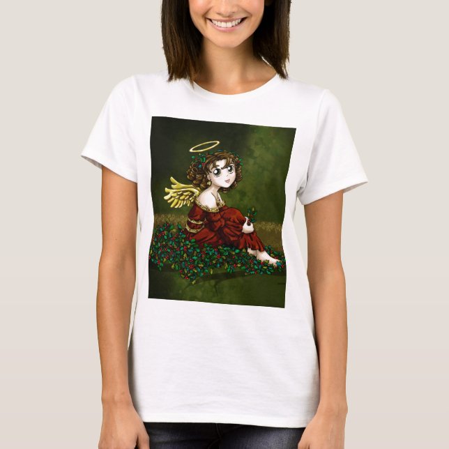 T-shirt Ange de houx (Devant)