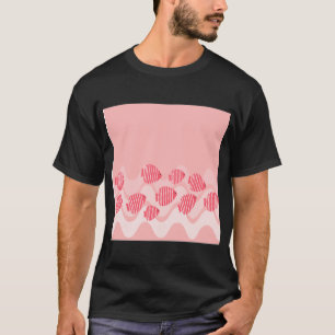 T-shirt Ange de mer rose kitsch