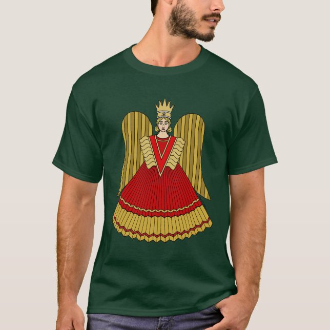 T-shirt ange de Noël de Nuremberg (Devant)