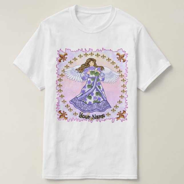 T-shirt  Ange de Violettes  (Design devant)