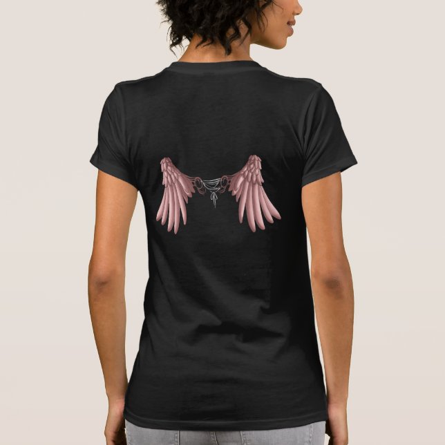 T-shirt Ange du corse rose (Dos)