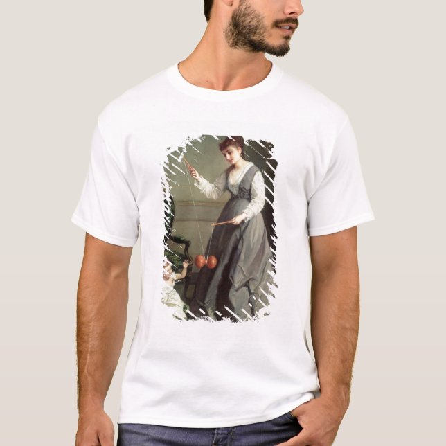 T-shirt "Ange et diable" ou "jeu du diabolo (Devant)