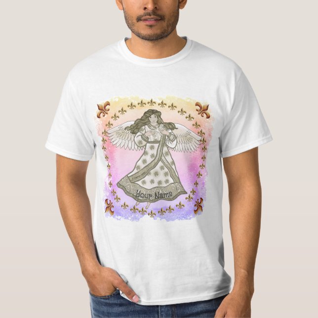T-shirt ange flocon de neige (Devant)