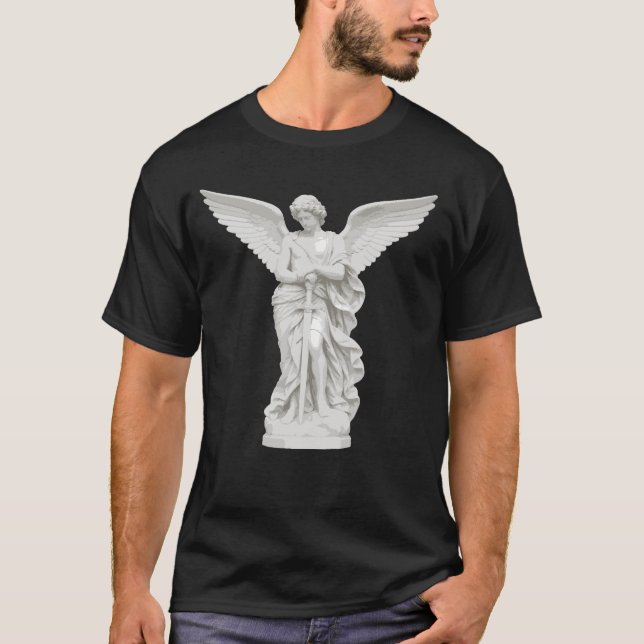 T-shirt Ange gardien avec épée (Devant)